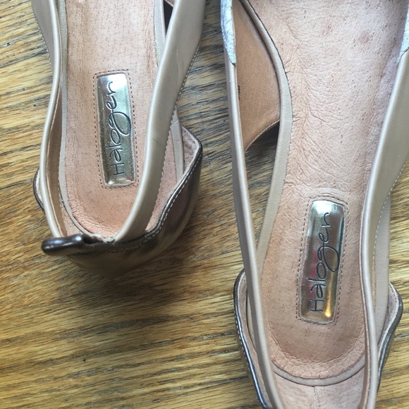 Halogen Women’s Pointy Snake/Gold Flats Size 9.5 M - Picture 5 of 8